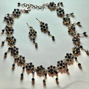 Aurora Borealis jewelry set